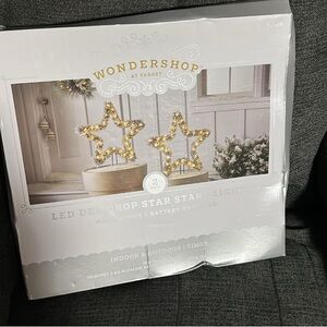 Wondershop LED Gold Star Lights